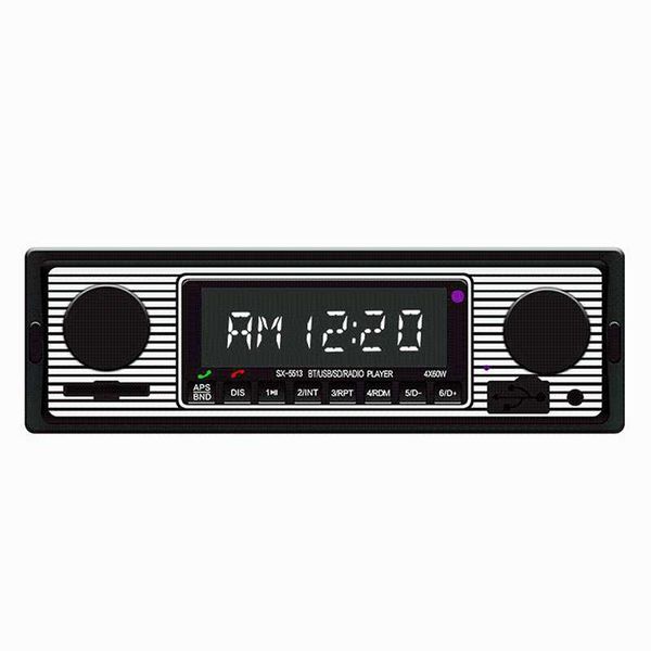 

bluetooth vintage car radio mp3 player stereo usb aux classic car stereo audio