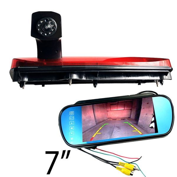 

ccd hd car brake light backup camera for transit connect 2014-2020 rear view parking camera car monitor kit