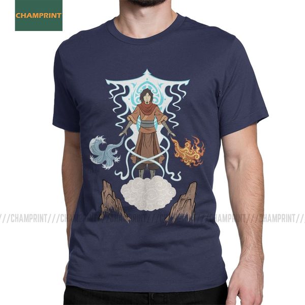 

convergence avatar the last airbender t-shirt men legend of korra aangappa zuko iroh sokka short sleeve t shirts plus size