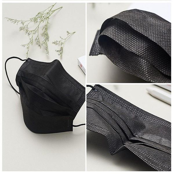 

map mask black blocking svniu ear упругий дизайнер ply 333 anti-phanessing 3 с модами одноразовые петлиные маски для воздушной пыли qall sud