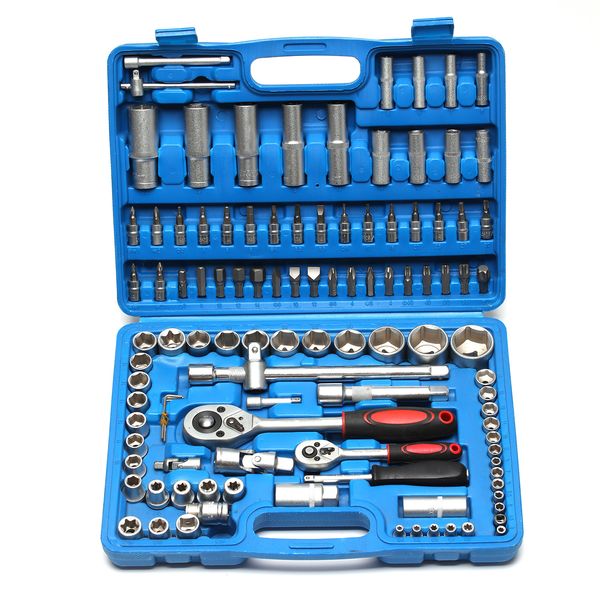 

108 sets of steam protection tools full size multifunctional tool box