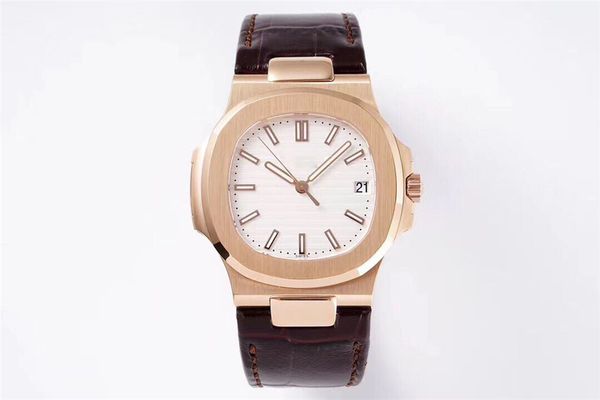 

ppf v4 montre de luxe 324 movement stainless steel case automatic watch with fluorescent coating gold stereoscopic time dial, Slivery;brown