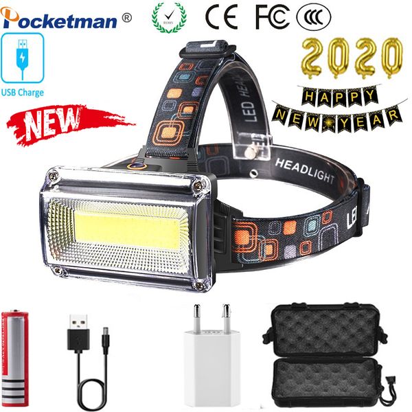 

headlamps 8000lm super powerful cob led outdoor camping headlamp dc rechargeable fish headlights work head light 18650 battery waterproof
