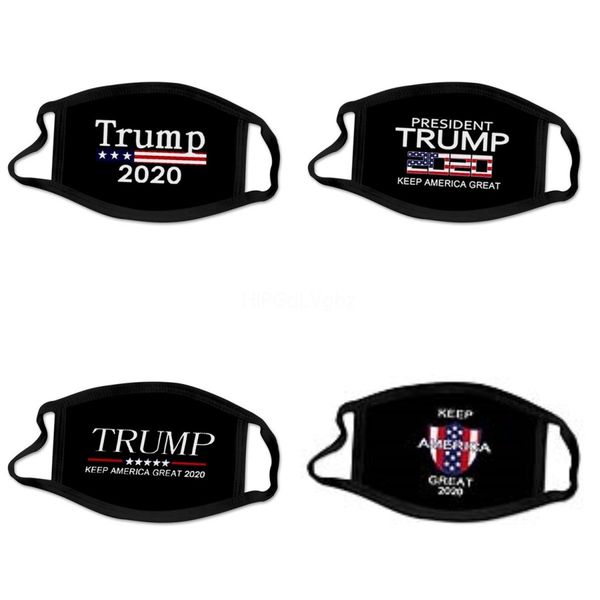 

2020 trump mask wasclamerican election supplies printing dustproof masks outdoor applians cycling mask#177, Black