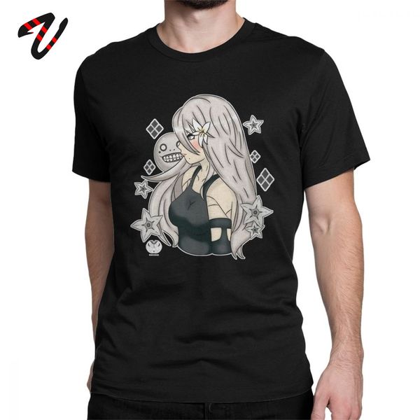 

t shirt japan anime men's neir automata a2 otaku games tshirt premium cotton clothes funny tee shirt christmas gift t-shirt