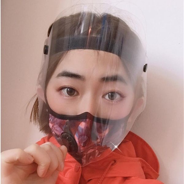 

kids shield full face isolation transparent anti-fog mask visor protection hat protective products fy8014high quality