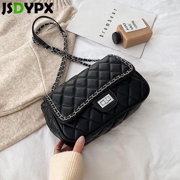 

алмазный решетки шаблон crossbody сумки для женщин мода малый квадрат цепи сумки на ремне женщины кожа pu tote сумки