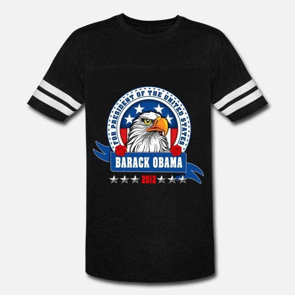 

barack obama for president 2012 eagle head t shirt men customize 100% cotton o-neck family sunlight new style summer trend shirt