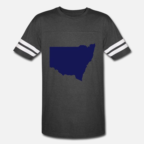 

australia new south wales state silhouette t shirt men printing 100% cotton round neck costume crazy casual summer style normal shirt