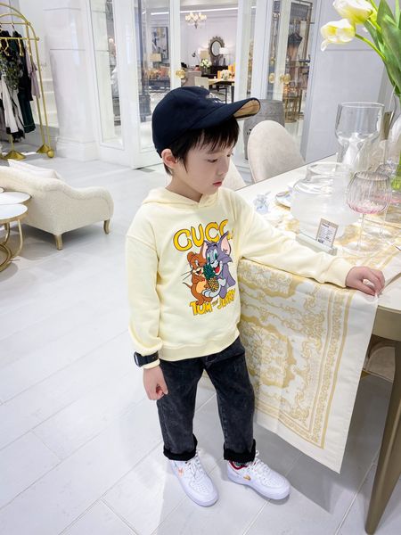

drop shipping baby boys girls hoodie fashion autumn kids girls cotton long sleeve hooded sweatshirt children cartoon clothing, Black