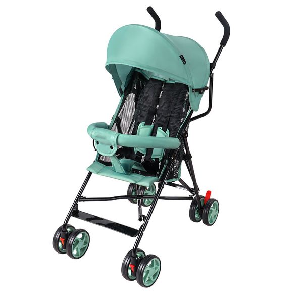 

lightweight stroller summer fold 4.3kg portable baby carriage 6-36m can sit and lie down washable breathable waterproof kid car