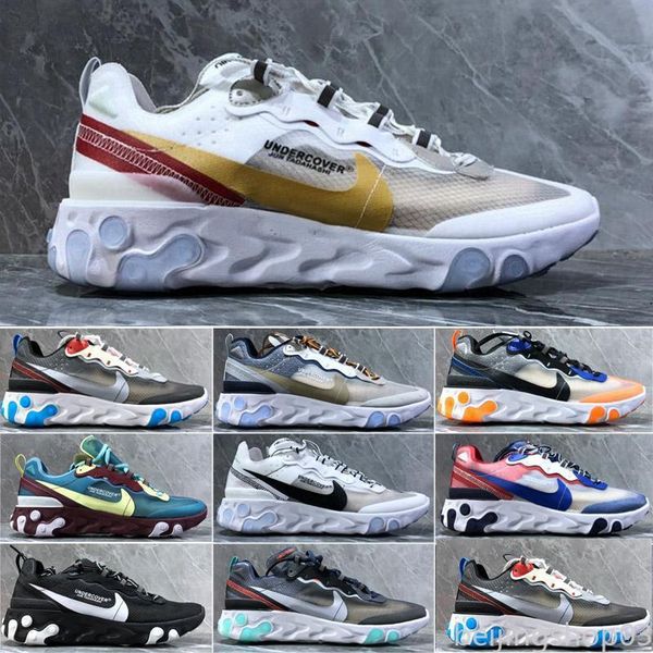 

2020 chaussure mens trainers element 87 55 undercover upcoming grey royal red sports shoes men women bj3 shoes 36-45