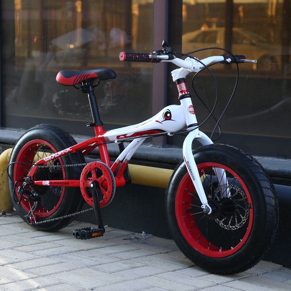 

16-inch dolphin snowmobile childrens mountain bike 3.0 wide tire atv variable speed male and female student bike