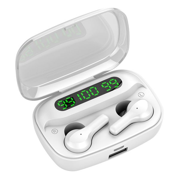 

new bluetooth earphones r3 wireless headphones tws with microphone waterproof headsets noise cancel earbuds with 2000mah charging box