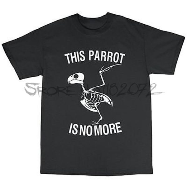 

dead parrot monty python inspired t-shirt 100% cotton flying circus pythons euro size men black summer brand tshirt sbz5152