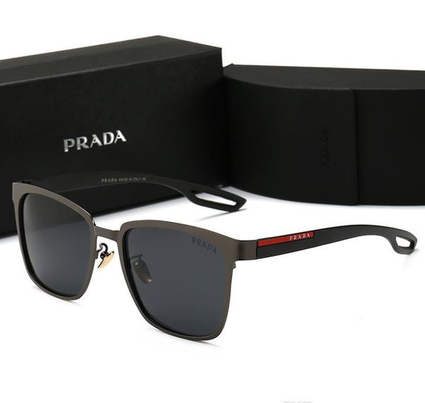 

2019 new fashion vintage driving sunglasses men outdoor sports square designer famous mens sunglasses sun glasses with cases and box 0120, Black