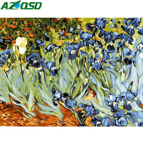 

wall art oil painting by numbers abstract flower hand painted canvas wall picture modern diy wall art home decoration yhgc143
