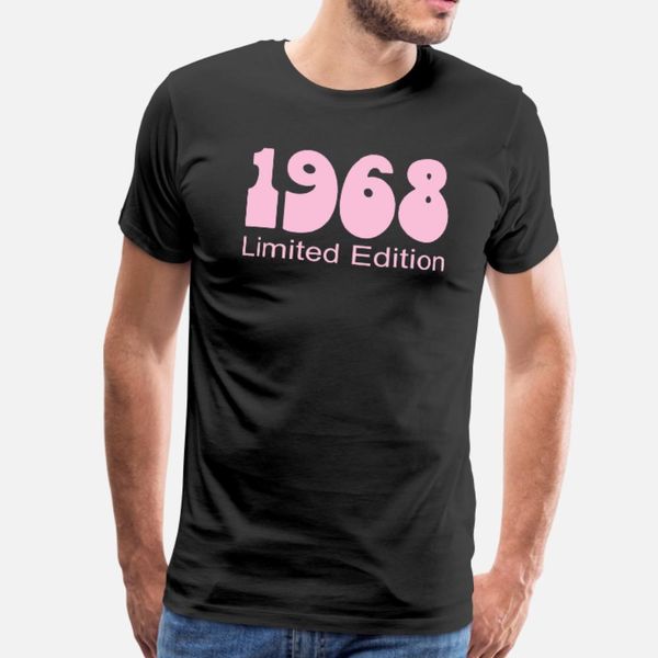 

1968 limited edition t shirt men printed tee shirt s-xxxl trend anti-wrinkle casual spring standard shirt
