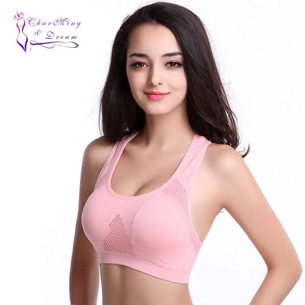 

2020 new charming&dream crop soutien gorge push up bra sostenes tallas grandes sports bra pictures girls bras, White;black