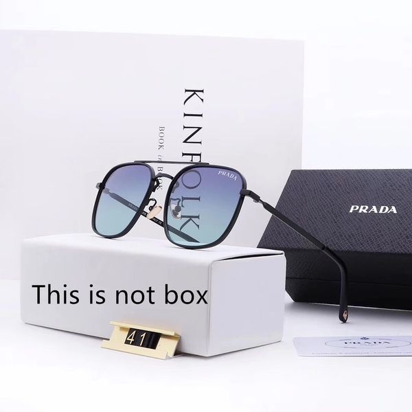 

designer sunglasses luxury sunglasses designer glass for mens adumbral glasses uv400 brand model p41 5 color optional with box, White;black