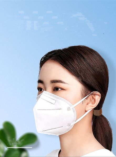 

Free shipping KN95 mask spot disposable dust-proof, anti-fog and anti-odor mask five-layer breathable protective mask (10 pcs/box)