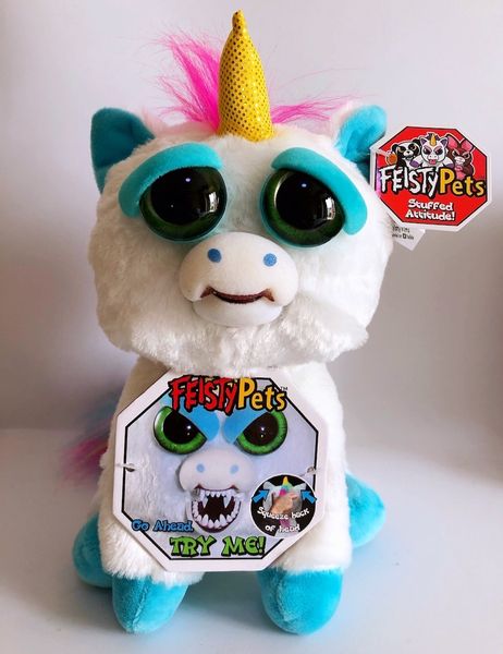 Compre Feisty Animales Juguetes De Peluche De Felpa Animales Enojado Unicornio Regalo De La Muñeca A 21,8 € Del Huishoppings | DHgate.Com