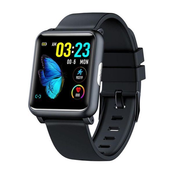 

cgjxsh9 1 .3 inch ecg ppg monitor hr blood pressure smartwatch ip67 waterproof sport modes charger dock smart watch men women