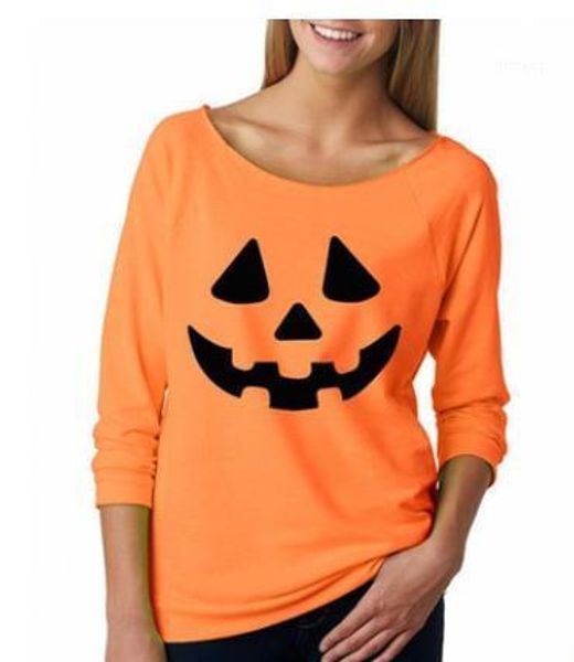 

sweatshirts halloween women pumpkin orange hoodies autumn spring cool holiday, Black