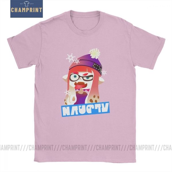 

men splatfest team naughty splatoon t shirts ink kid game squid cotton clothes crazy short sleeve tees graphic printed t-shirts