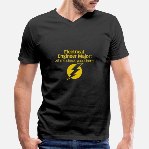 

electrical engineer major t shirt men character tee shirt size s-3xl solid color anti-wrinkle funny summer trend shirt