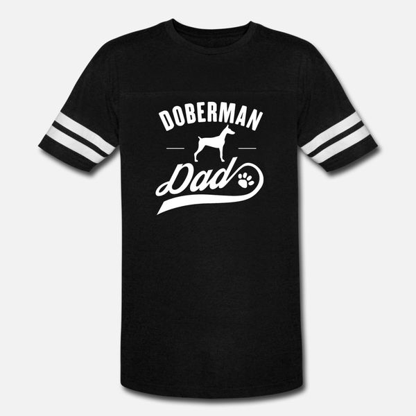 

doberman dad dog owner lover t shirt men designing 100% cotton s-xxxl fit interesting basic spring autumn normal shirt
