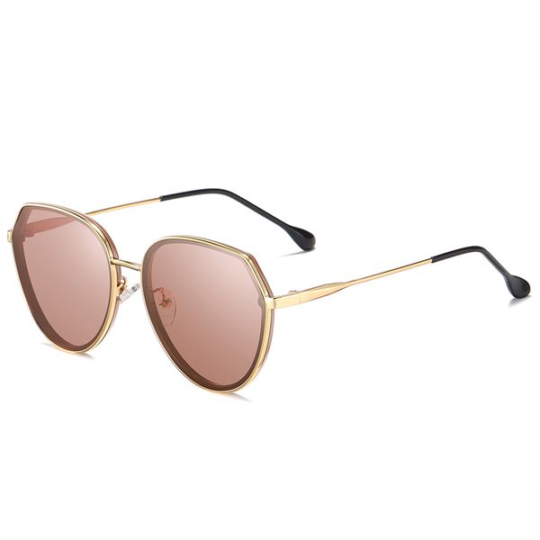 

sunglasses 2021 women's men's poarized vintage retro sun glasses ladies uv400 eyewear male goggle luxury polygonal 2220, White;black