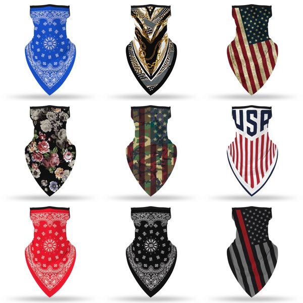

animal print masks cool for men women motorcycle bike cycling half face mask scarf outdoor sport hiking paintball masks#807, Black