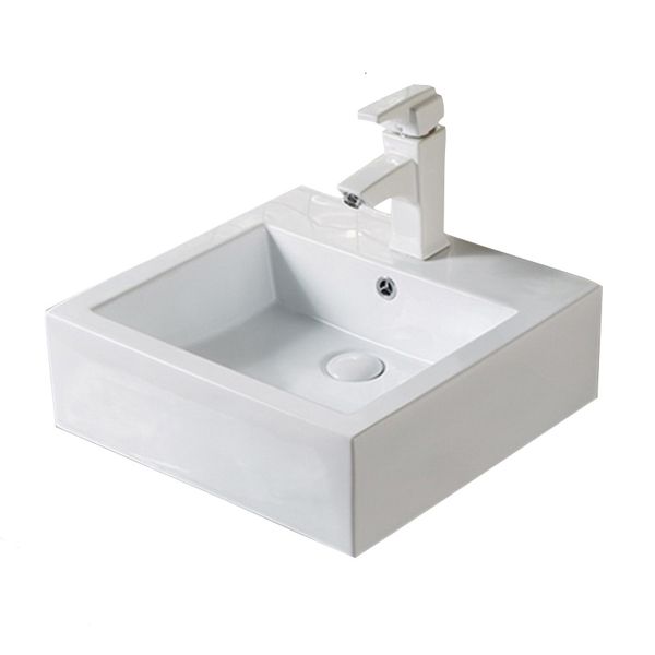 

factory supplier bathroom accessories ceramic counter washing sink basin a054