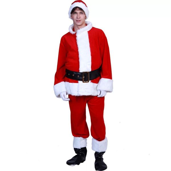 

complete santa claus suit clause christmas halco fancy dress costume
