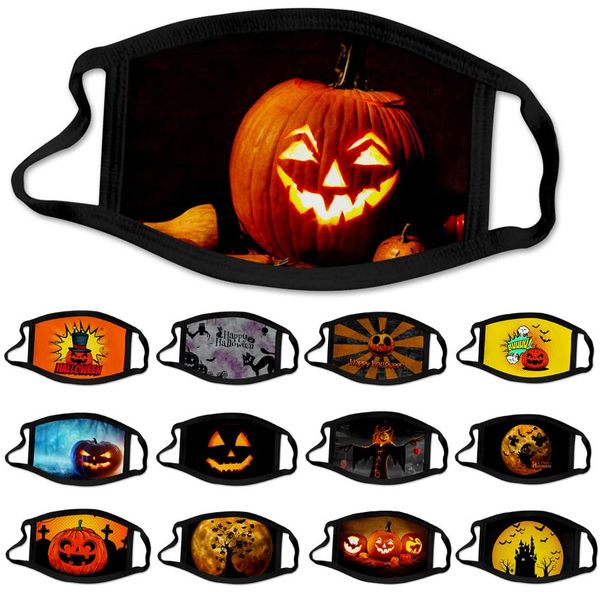 

face mask designer fashion face masks halloween christmas mask dustproof printing polyester mask washable mouth facemask in stock