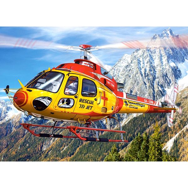

full square/round drill 5d diy diamond painting "helicopter" mountain scenery diamond embroidery cross stitch home decor gift