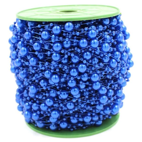 

5 meters fishing line artificial pearls beads chain garland flowers wedding party decoration products supply