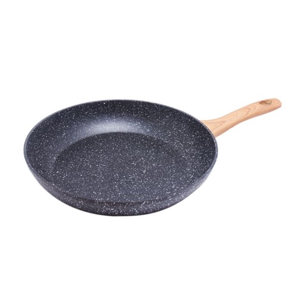 

diy cooking round without lid non stick frying pan coating easy clean household