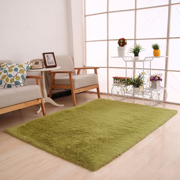 

soft anti-skid carpet shaggy mat rug for living dining bedroom floor