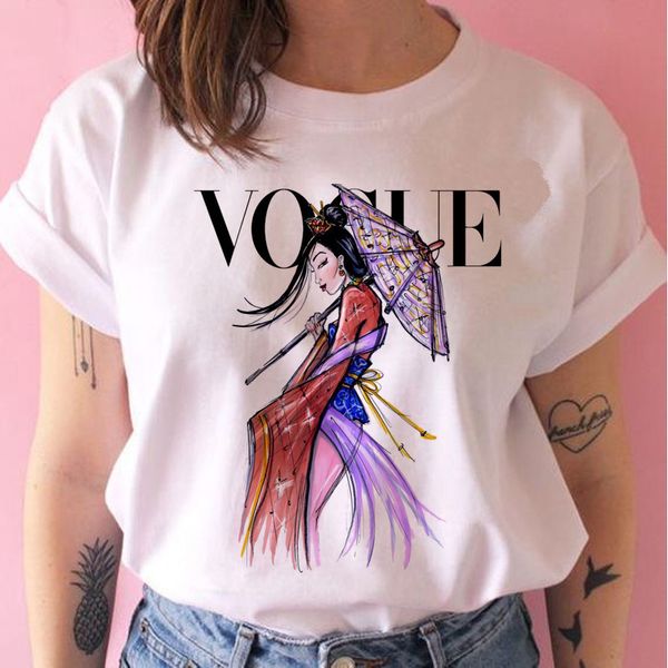 

short designer clothes lady print o neck t shirt women tees fashion t-shirt casual summer funny vogue sleeve lovrly tshirts harajuku to qukh, Black