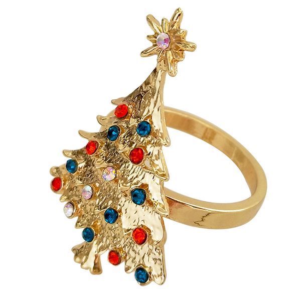 

diy holiday diamond shining napkin ring l supplies christmas tree wedding