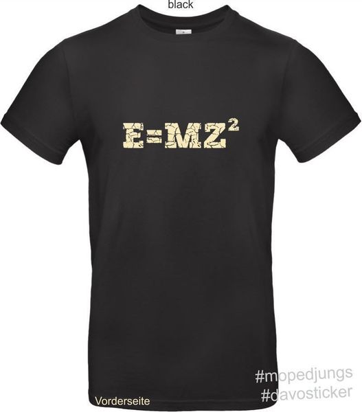 

t-shirt e=mz mopedjungs simson mz oldtimer trabant wartburg ddr osten etz es fashion 2019 man casual male tees