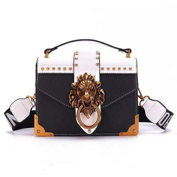 

2020 metal mini small square pack shoulder bag pu crossbody package clutch women wallet handbags bolsos mujer