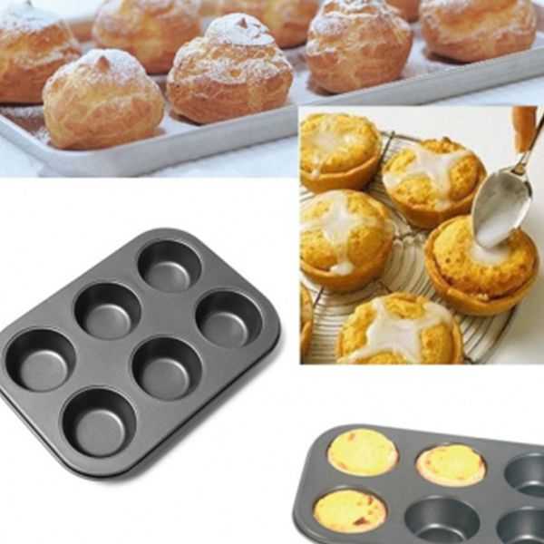 

1pc 6-cavity cake chocolate pan mold kitchen baking mould tool