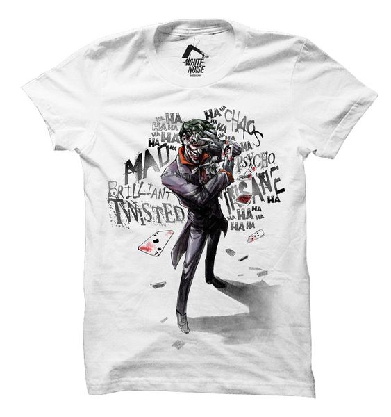 

2019 100% хлопка моды джокер 'безумный' t-shirt - новый официальный tee рубашка