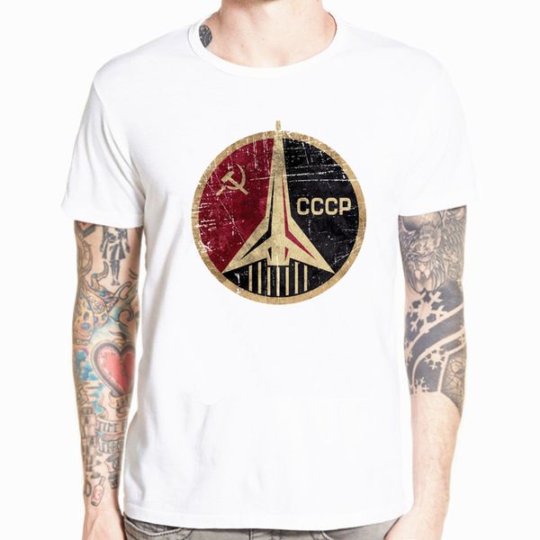 

мужская футболка cccp россия советский союз ссср era space интеркосмос boctok rocket buran space shuttletee streetwear