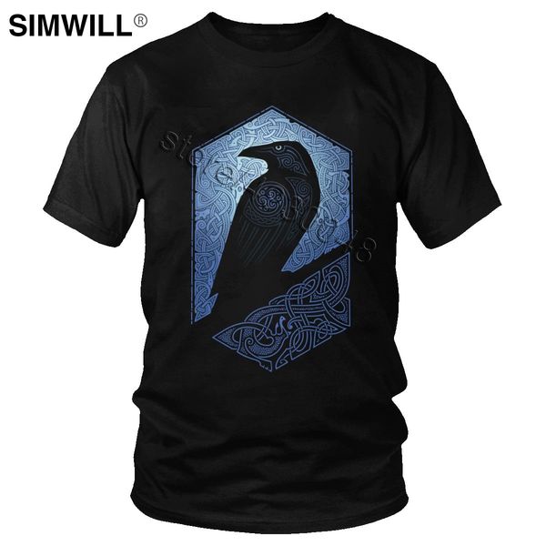 

viking гардиан eagle футболка прохладный дизайн эко хлопок t shirt мужчины с коротким рукавом шею дизайнерские night bird крупногабаритные t