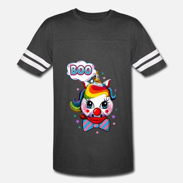 

clown unicorn halloween cute unicorn joker makeup dark t shirt men printed 100% cotton round collar clothes famous new style summer kawaii