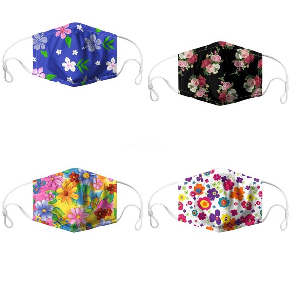 

h-selling camouflage outdoor personality printing anti-dust anti-fog smog-proof breathable mask can put clh washable mask#415, Black